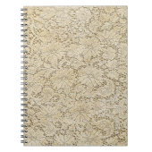 Altes Crochet Lace Floral Pattern + Ihre Ideen Notizblock (Vorderseite)