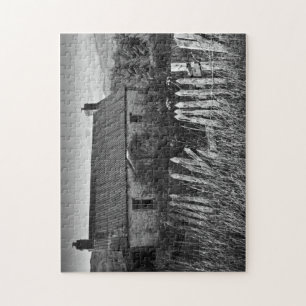 Altes Derelicy-Hütte-Puzzle Puzzle