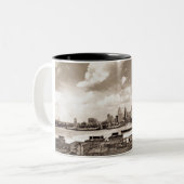 Altes Detroit Zweifarbige Tasse (Vorderseite Links)