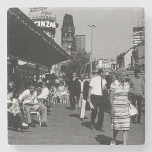 Altes Deutschland Berlin Kurfürstendamm Allee Steinuntersetzer