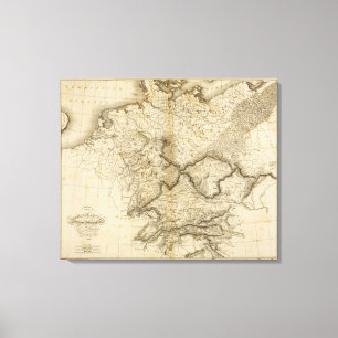 Altes Deutschland Leinwanddruck