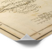 Altes Deutschland Poster (Ecke)