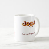 Altes Dogster Foto u. URL-Tasse Kaffeetasse (VorderseiteRechts)