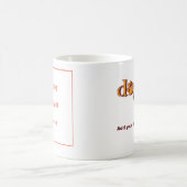 Altes Dogster Foto u. URL-Tasse Kaffeetasse (Mittel)