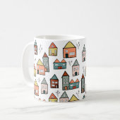 altes Dorf Kaffeetasse (Vorderseite Links)