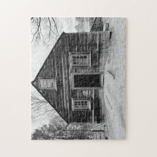 altes Dorf Puzzle (Vertikal)