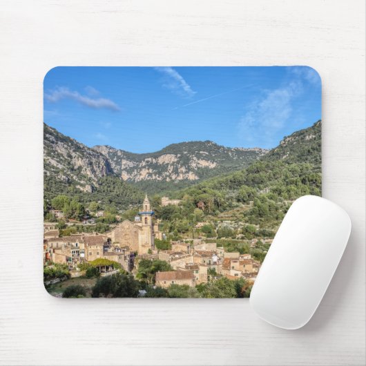 Altes Dorf Valldemossa - Mallorca, Spanien Mousepad (Mit Mouse)