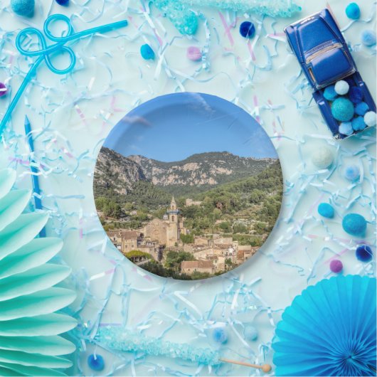 Altes Dorf Valldemossa - Mallorca, Spanien Pappteller (Party)