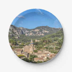Altes Dorf Valldemossa - Mallorca, Spanien Pappteller