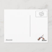 Altes Dreirad Postkarte (Rückseite)