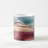 Altes Edmund-Fitzgerald-Foto Kaffeetasse (Mittel)