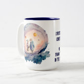 Altes Ehemann und Ehefrau Jubiläum Valentinische T Zweifarbige Tasse (Vorderseite Links)