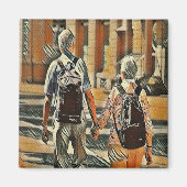 Altes Ehepaar Magnet (Vorne)