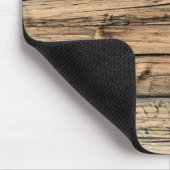 Altes Eichenholz-Beschaffenheitshintergrund Mousepad (Ecke)