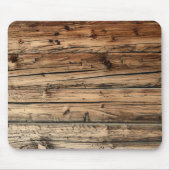 Altes Eichenholz-Beschaffenheitshintergrund Mousepad (Vorne)