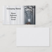 Altes Eisen-Eisenbahnbrücke Visitenkarte (Vorne/Hinten)