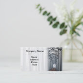 Altes Eisen-Eisenbahnbrücke Visitenkarte (Stehend Vorderseite)