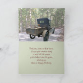 Altes Eisenbahn-Gestell Geburtstag-fertigen Karte (Innenseite)