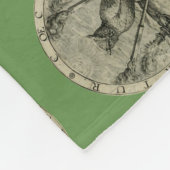 Altes Emblem - Eule - Licht der Klugheits-Decke Fleecedecke (Ecke)