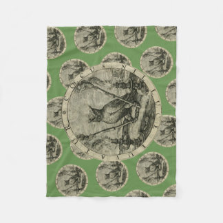 Altes Emblem - Eule - Licht der Klugheits-Decke Fleecedecke