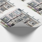 ALTES ENGLAND GESCHENKPAPIER (Ecke)