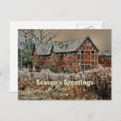 ALTES ENGLAND GROSSBRITANNIEN FEIERTAGSPOSTKARTE (Vorne/Hinten)