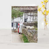 ALTES ENGLAND KARTE (Gelbe Blume)