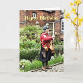 ALTES ENGLAND KARTE (Gelbe Blume)