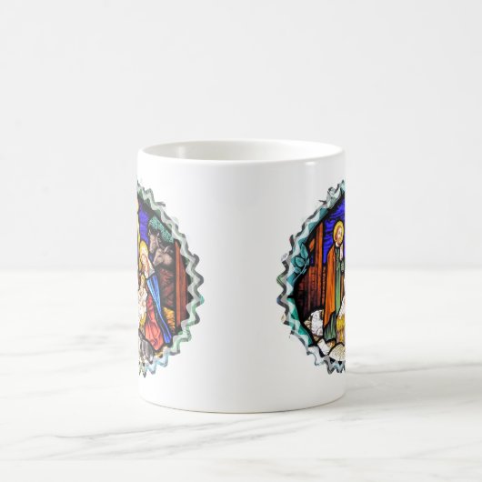 ALTES ENGLAND-NATIVITÄTSFENSTER KAFFEETASSE (Mittel)