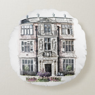 ALTES ENGLAND RUNDES KISSEN