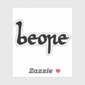 Altes englisches Bier Aufkleber (Blatt)