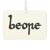 Altes englisches Bier Autolufterfrischer (Rückseite)