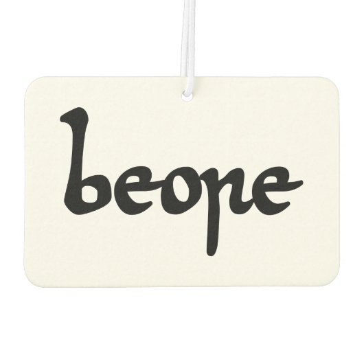 Altes englisches Bier Autolufterfrischer (Rückseite)