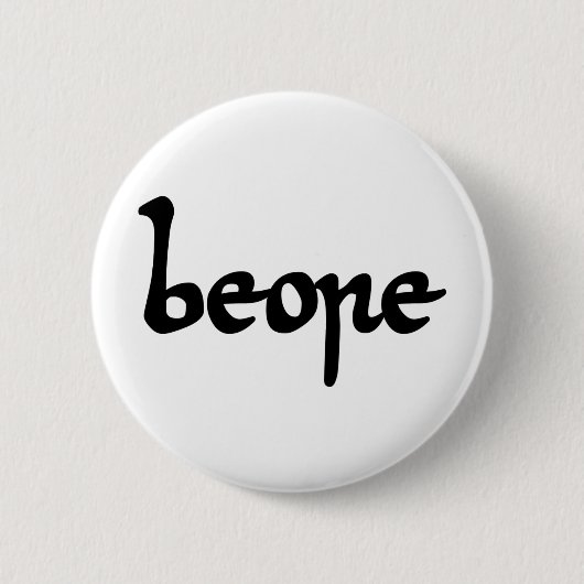 Altes englisches Bier Button (Vorderseite)