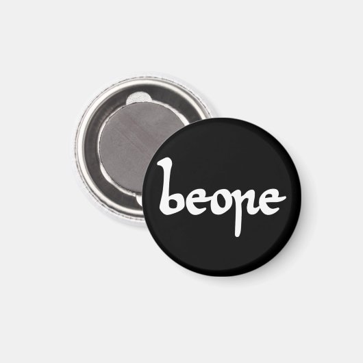 Altes englisches Bier Magnet (Vorderseite/Rückseite)