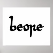 Altes englisches Bier Poster (Vorne)