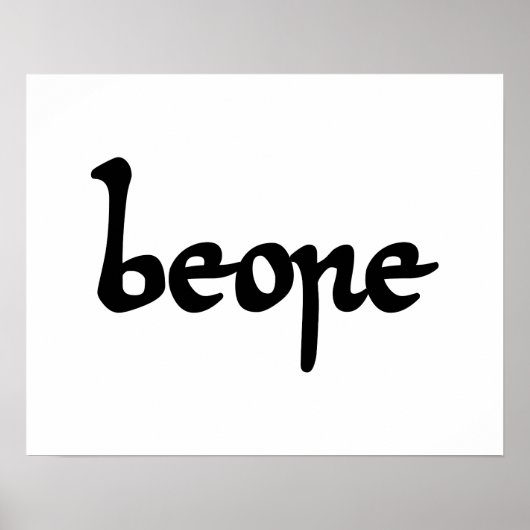 Altes englisches Bier Poster (Vorne)