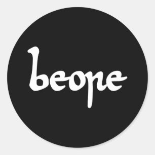 Altes englisches Bier Runder Aufkleber