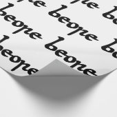 Altes englisches Bierwackelpapier Geschenkpapier (Ecke)