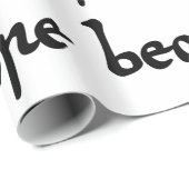 Altes englisches Bierwackelpapier Geschenkpapier (Rolleneckpunkt)