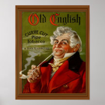 Altes englisches Pfeifentabak-Vintage-Werbung