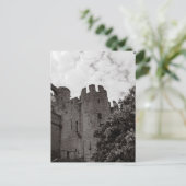 Altes englisches Schloss. Postkarte (Stehend Vorderseite)