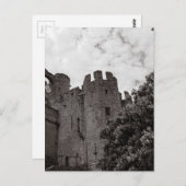 Altes englisches Schloss. Postkarte (Vorne/Hinten)