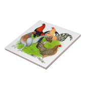 Altes englisches Spiel-Quartett Fliese (Seite)