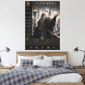 Altes Erbe Vater Leinwand (Insitu (Schlafzimmer))