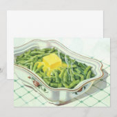 Altes Essen, Grüne Bohnenauflauf mit Butter (Vorne/Hinten)