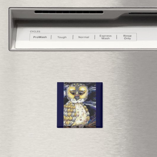 Altes Eule-Magnet Magnet (In Situ (Geschirrspüler))