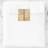 Altes Europa 2 Quadratischer Aufkleber (Tasche)