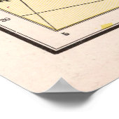 Altes Europa 800 AD Karte (1901) Poster (Ecke)