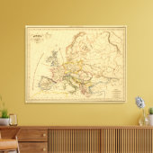 Altes Europa Leinwanddruck (Insitu (Wohnzimmer))